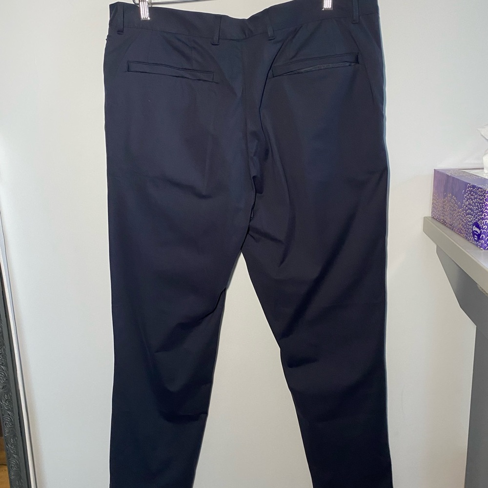 Twillory Performance Tailored Fit stretch pants in navy 38 x 32